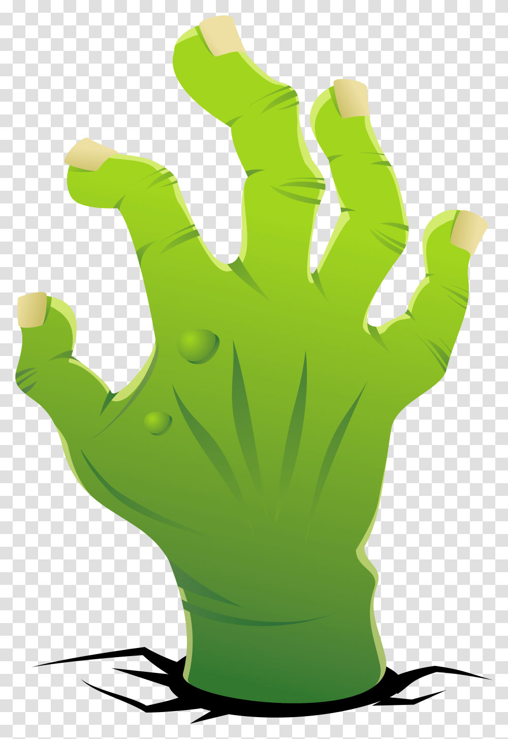 Hands Clipart Zombie Halloween Zombie Hand, Green, Plant, Moss, Leisure Activities Transparent Png