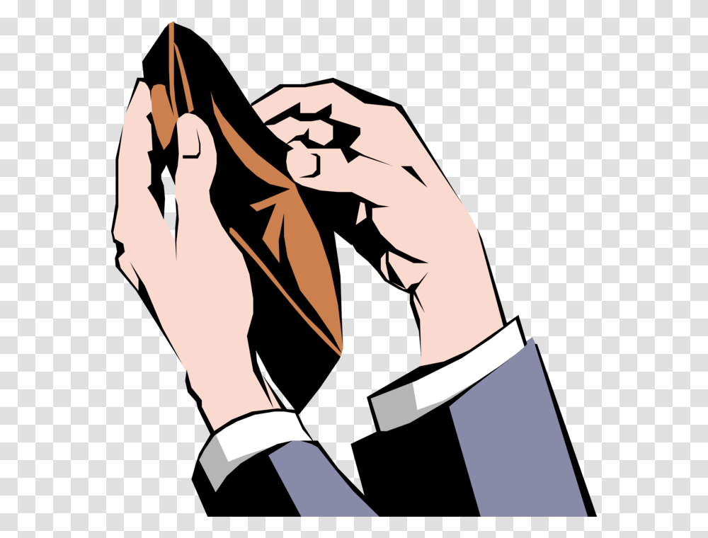 Hands Confirm Wallet Is Empty, Person, Human, Wrist, Weapon Transparent Png