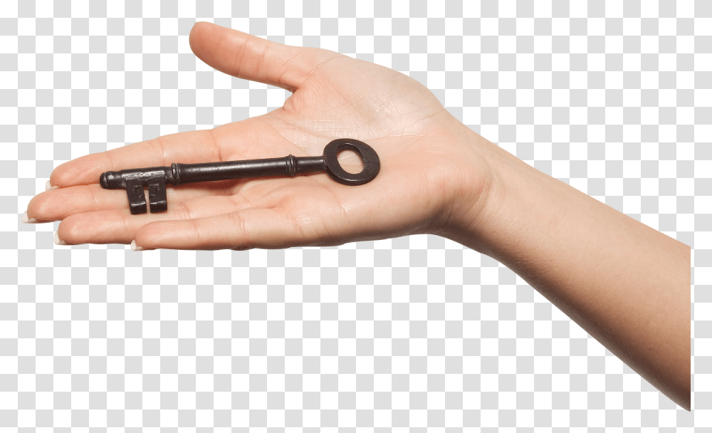 Hands Holding A Key, Person, Human, Finger Transparent Png