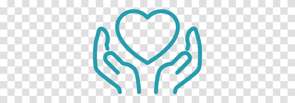 Hands Holding Heart Icon Illustration, Scissors, Blade, Weapon Transparent Png
