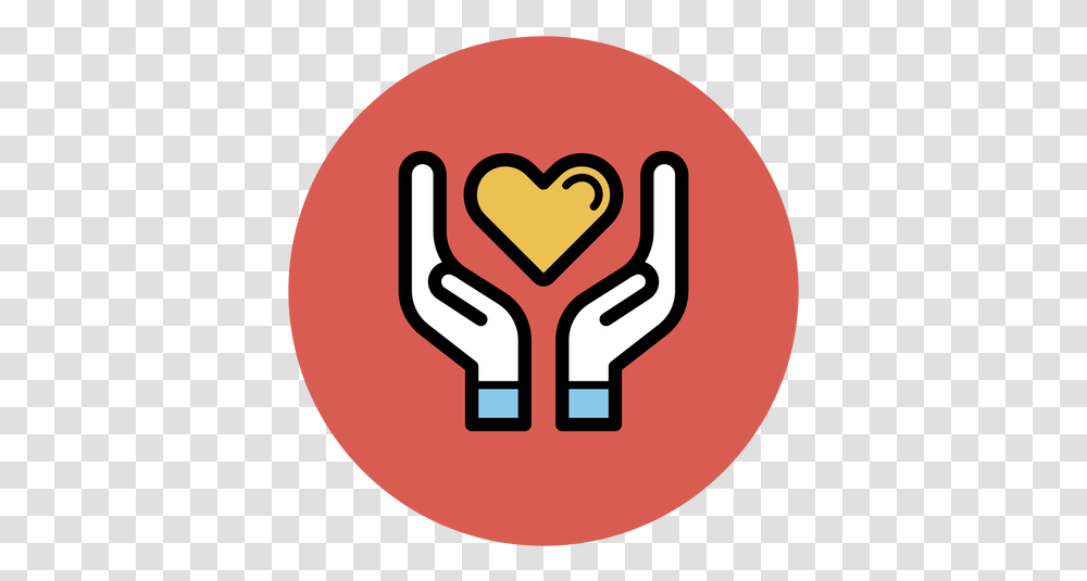 Hands Holding Heart Icon & Svg Vector File Supporting Healthcare Professionals, Light, Transportation, Vehicle, Cupid Transparent Png