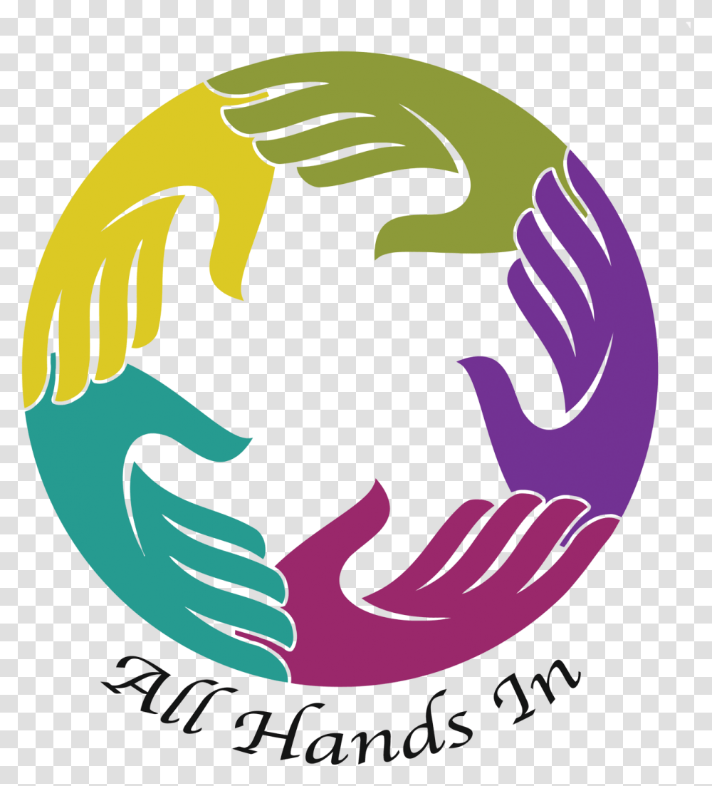 Hands Logo Picture Circle Hands Logo, Symbol, Text, Dragon, Recycling Symbol Transparent Png