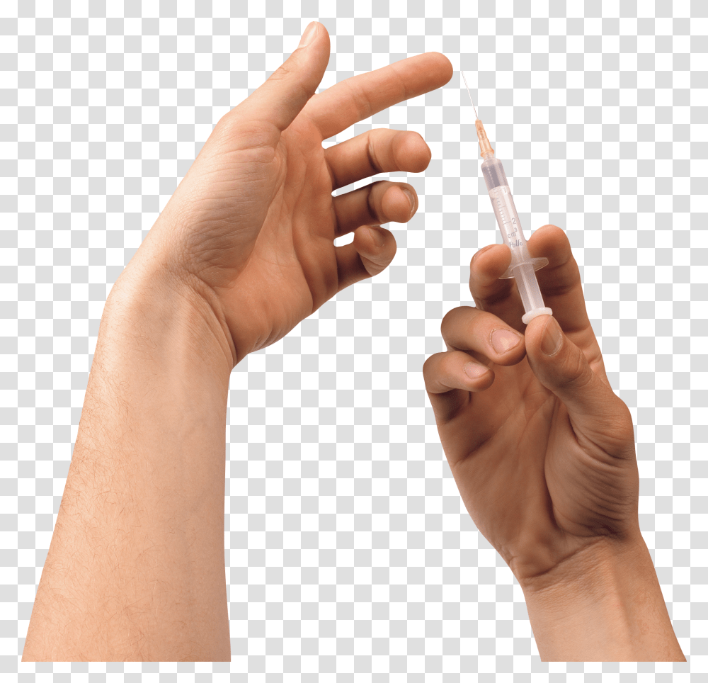 Hands, Person, Human, Injection, Finger Transparent Png