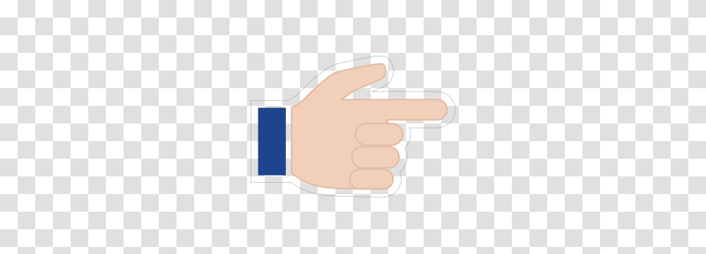 Hands Pointing With Thumb Up Emoji Sticker, Wrist, Fist Transparent Png