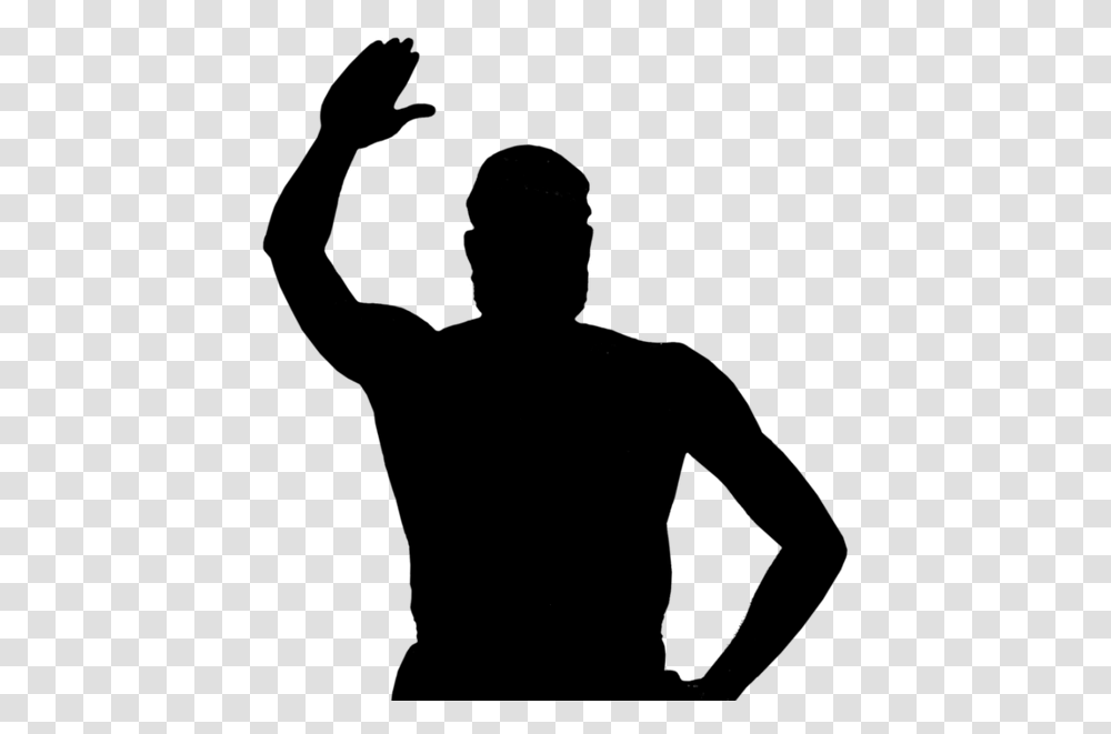 Hands Raised In Worship Clipart Winston Churchill Silhouette, Gray, World Of Warcraft Transparent Png