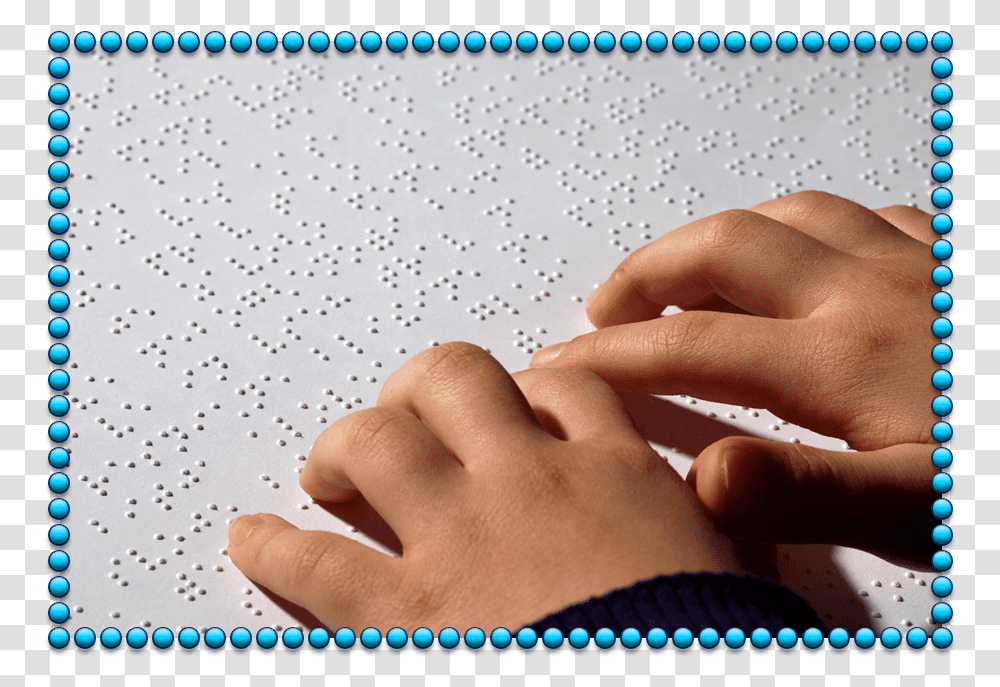 Hands Reading Braille Braille Kids, Person, Human, Massage, Nail Transparent Png