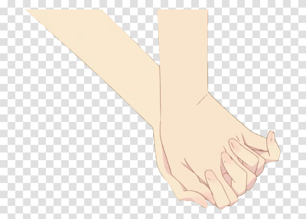 Hands Together Hand Hands Anime Aesthetic Aesthetic Anime Hand Holding, Wrist, Ankle, Arm, Sock Transparent Png