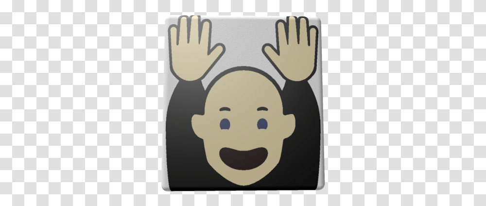 Hands Up Tool Bug Fix Roblox Man Raising Both Hands Emoji, Face, Text, Head, Stencil Transparent Png