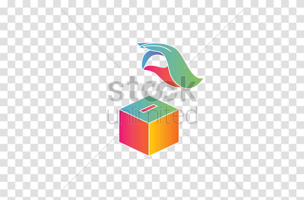 Hands With A Charity Box Vector Image, Label, Logo Transparent Png