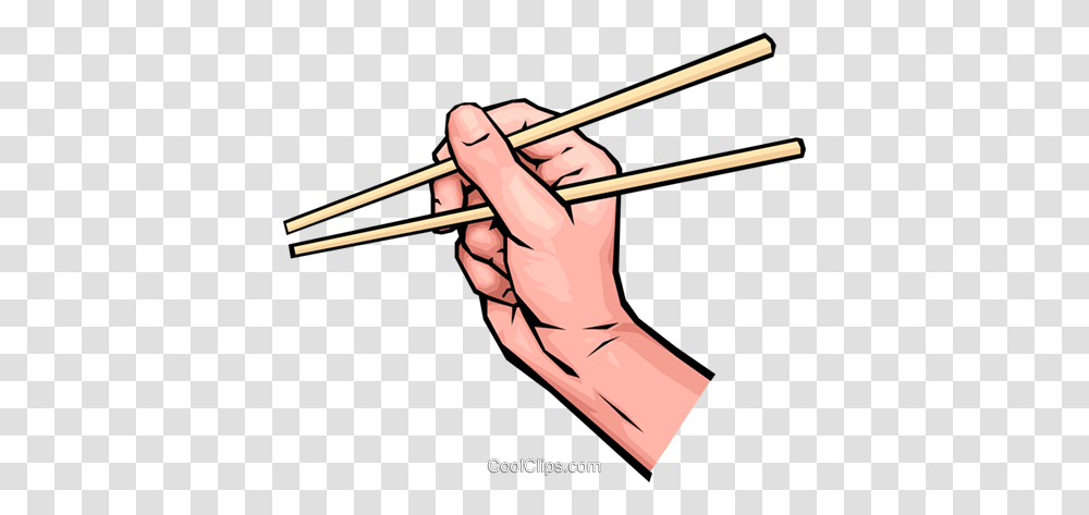 Hands With Chopsticks Royalty Free Vector Clip Art Illustration, Slingshot, Bow, Person, Human Transparent Png