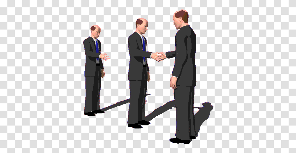 Handshake Business Sticker Gif Animated Business Gif, Person, Arm, Standing, Crowd Transparent Png