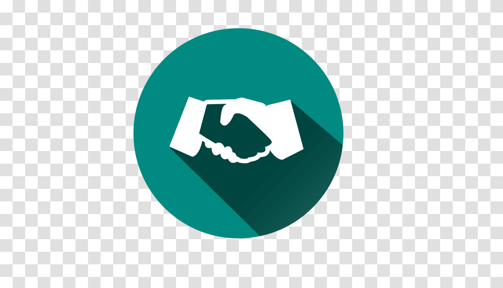 Handshake Circle Icon, Recycling Symbol Transparent Png