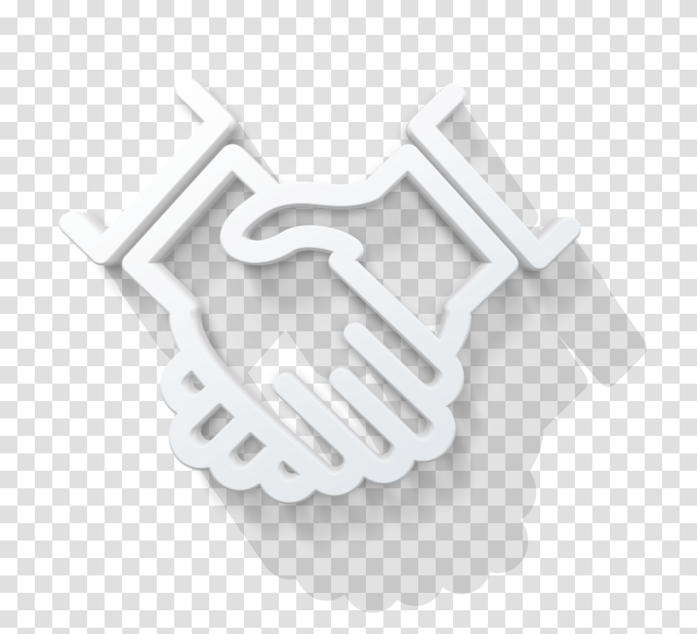 Handshake Icon Emblem, Stencil Transparent Png