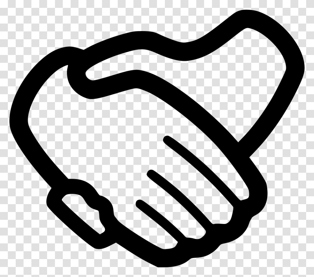 Handshake Icon Free Download, Stencil Transparent Png