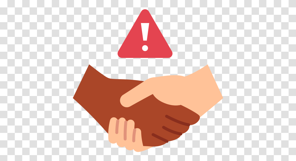 Handshake Icon Free To Use Sharing, Triangle Transparent Png