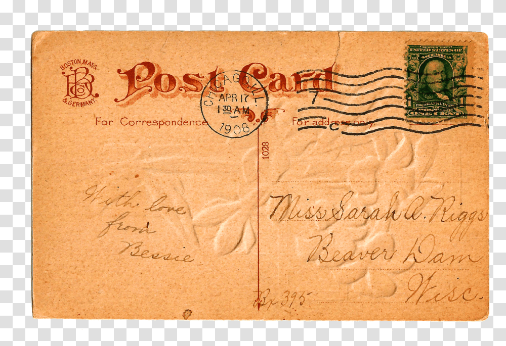 Handwriting, Postcard, Mail, Envelope Transparent Png