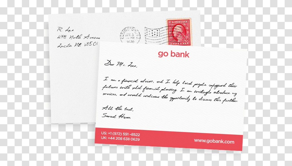Handwritten Direct Mail Service Scribeless Dot, Text, Envelope, Postage Stamp, Postcard Transparent Png