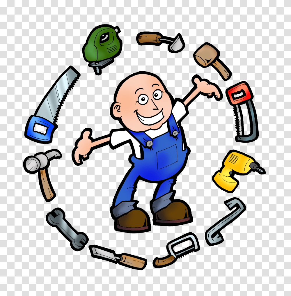 Handyman Clipart, Juggling, Tool, Power Drill, Sport Transparent Png