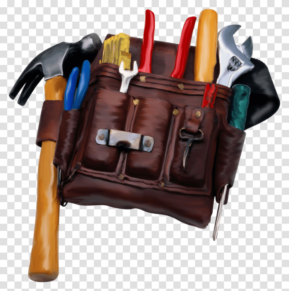 Handyman Clipart Tool Bag, Weapon, Weaponry, Apparel Transparent Png