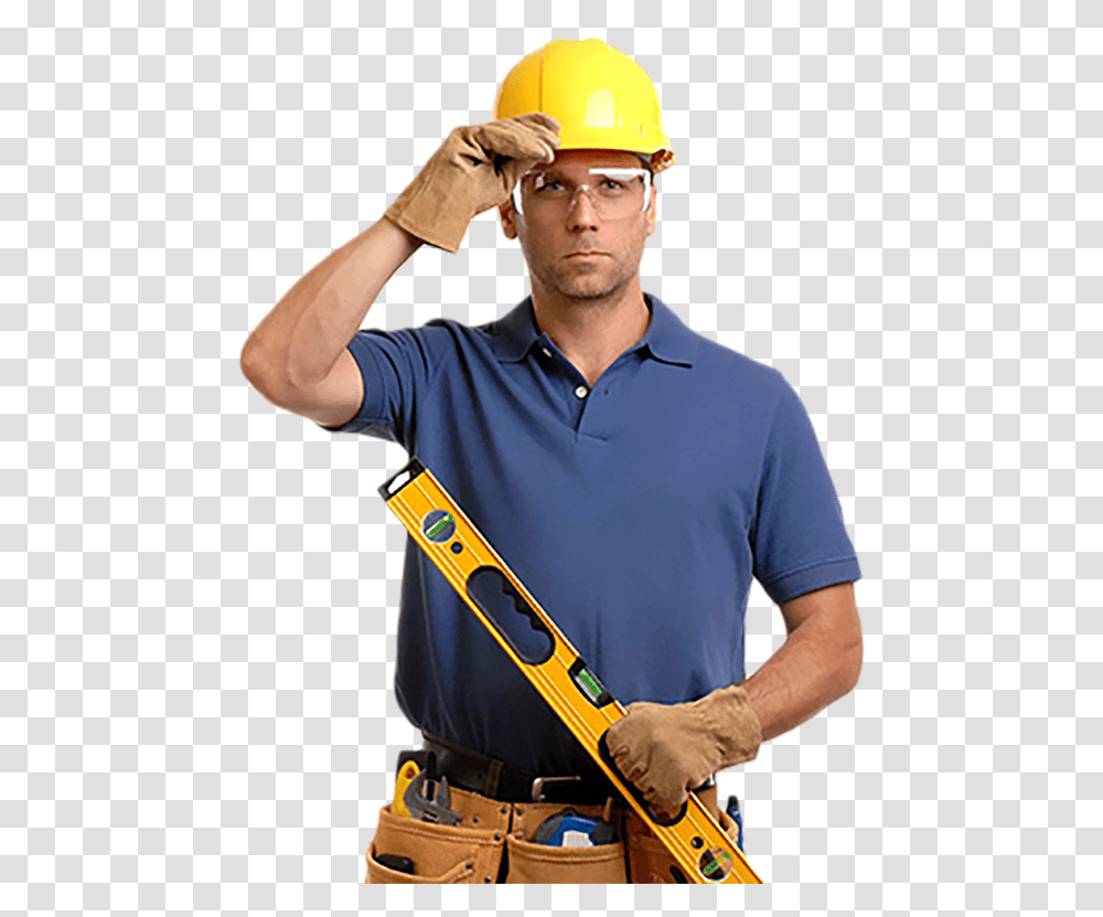 Handyman Hd Images Of Construction Worker, Apparel, Person, Human Transparent Png