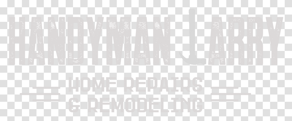 Handyman Larry Monochrome, Alphabet, Word, Label Transparent Png