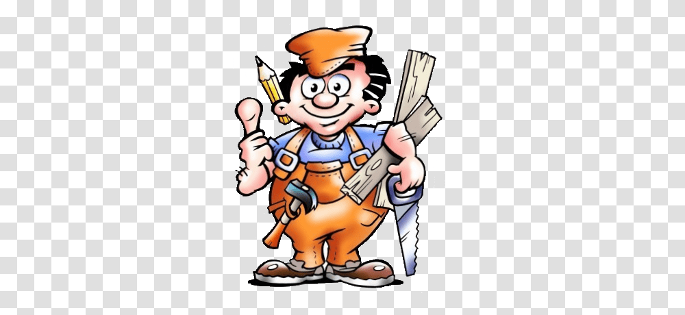 Handyman Services Clipart, Book, Comics, Performer Transparent Png