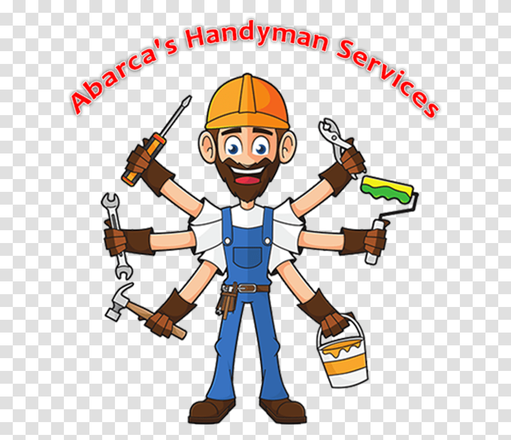 Handyman Tools, Person, Costume, Helmet Transparent Png