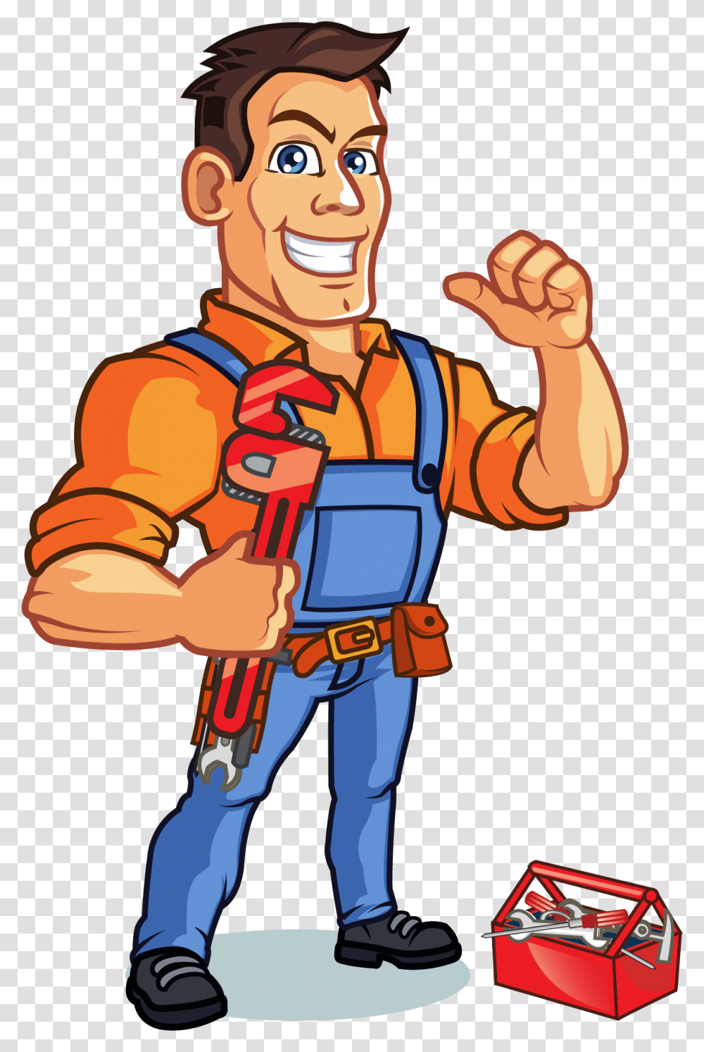 Handyman Vector, Person, Human, Worker, Costume Transparent Png