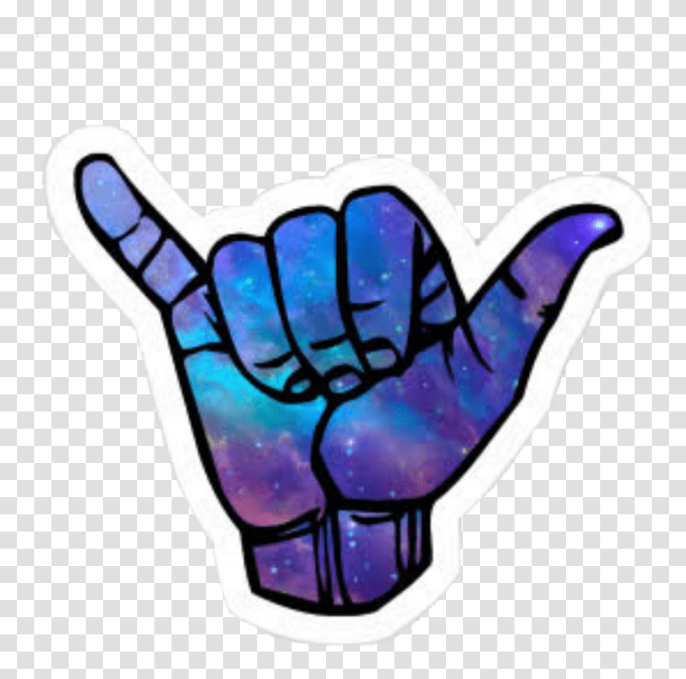 Hang Loose Hang Loose Sticker, Hand, Fist Transparent Png