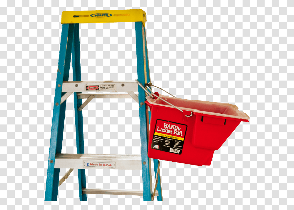 Hang Paint Bucket On Ladder, Transportation, Vehicle, Plot, Monitor Transparent Png