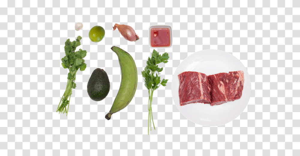 Hanger Steak With Salsa Verde Amp Plantains Red Meat, Food, Banana, Fruit, Pork Transparent Png