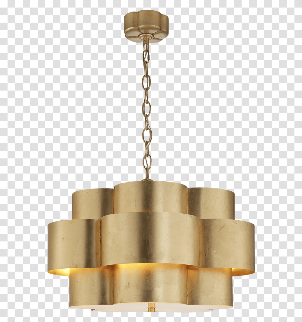Hanging Chain Visual Comfort Gold Chandelier, Lamp, Cylinder, Light Fixture, Ceiling Light Transparent Png
