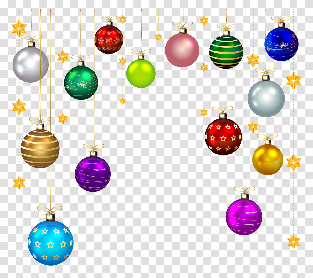Hanging Christmas Balls Decor Clip Art Gallery Transparent Png