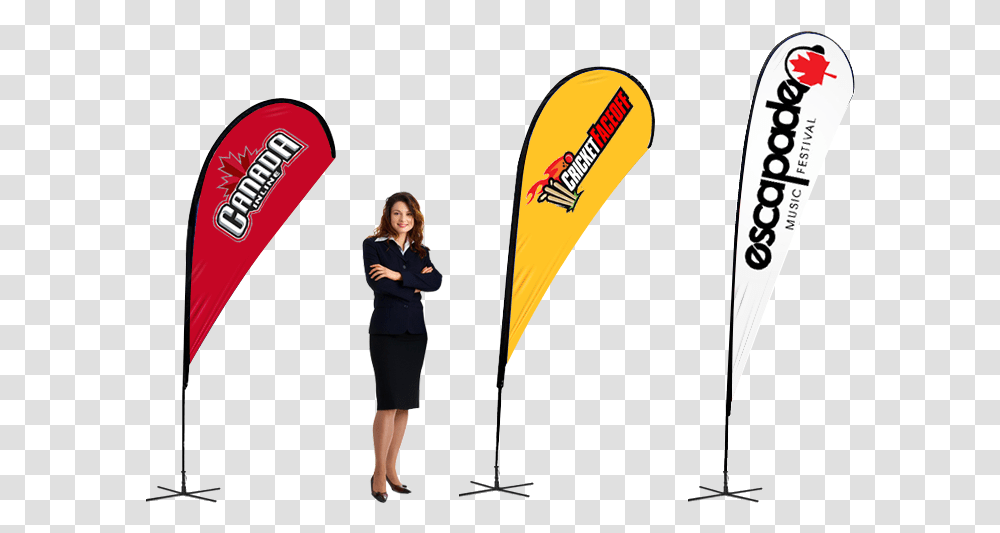 Hanging Flag Banner Business, Person, Sleeve, People Transparent Png