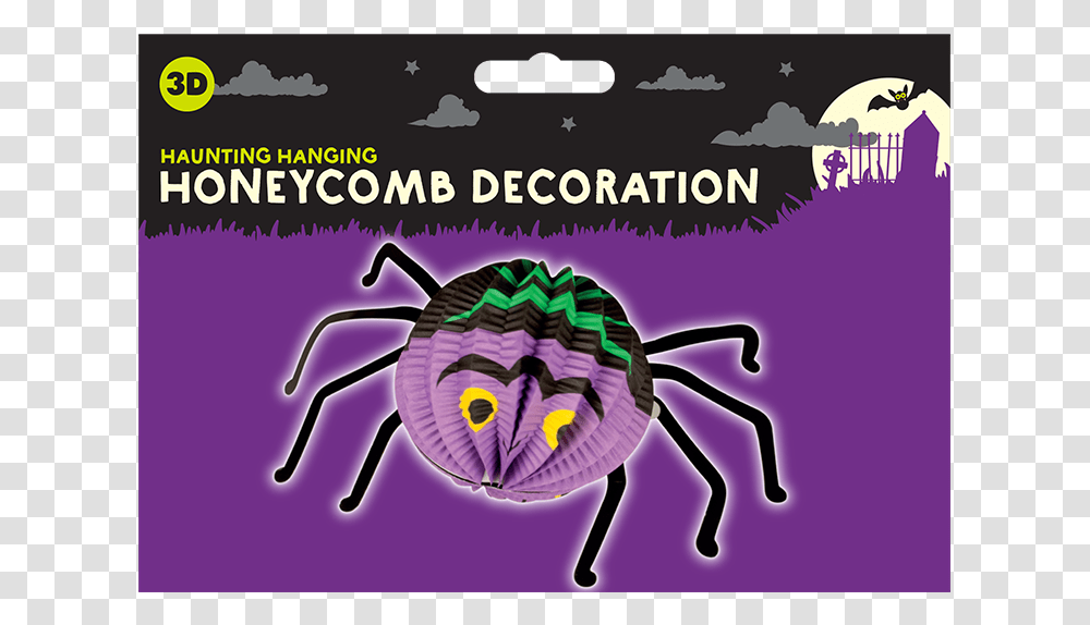 Hanging Halloween 3d Decoration Insect, Animal, Invertebrate, Pattern Transparent Png