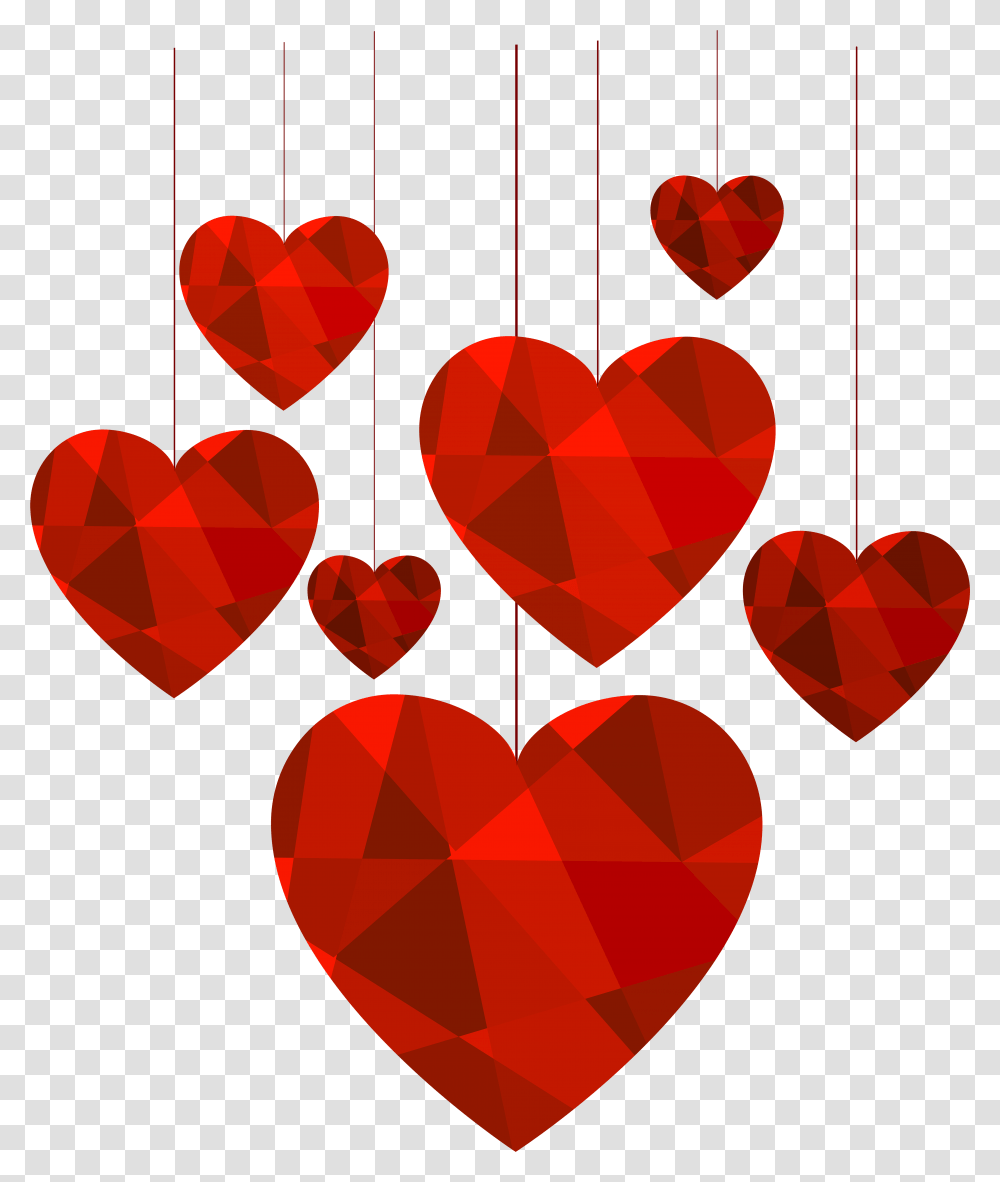 Hanging Hearts Clip Art Image Transparent Png