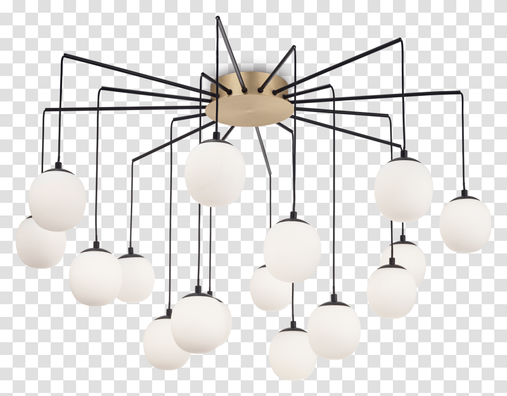 Hanging Lamp Rhapsody 16xg9 With Lightbulb I L236964, Light Fixture, Chandelier, Ceiling Light Transparent Png