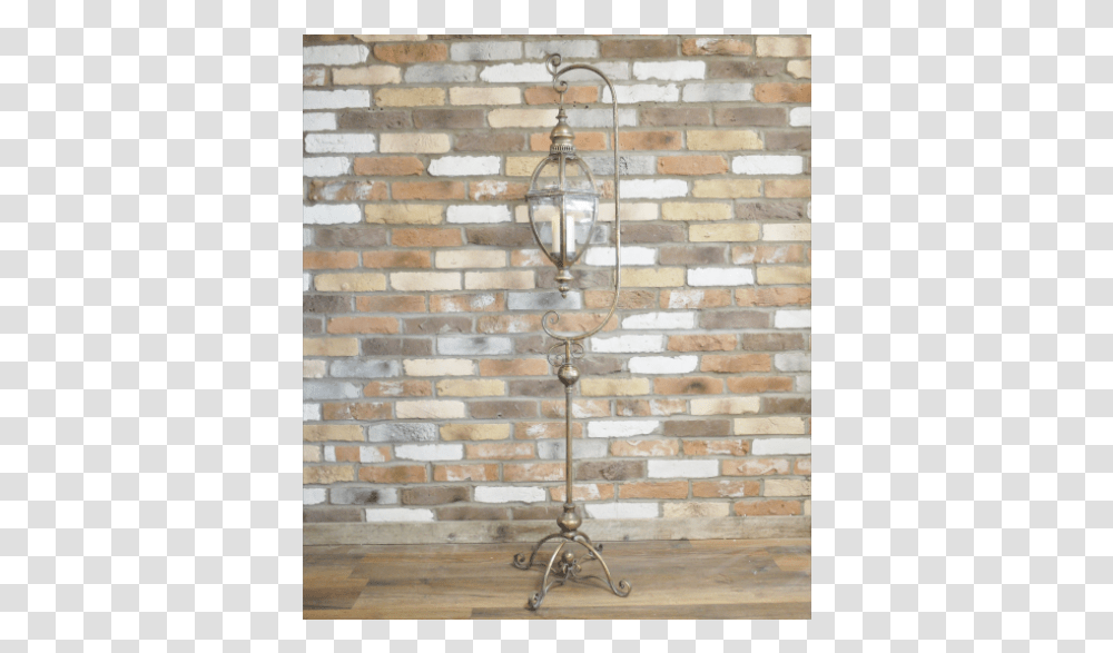 Hanging Lantern On Stand, Brick, Lamp, Wall, Light Fixture Transparent Png