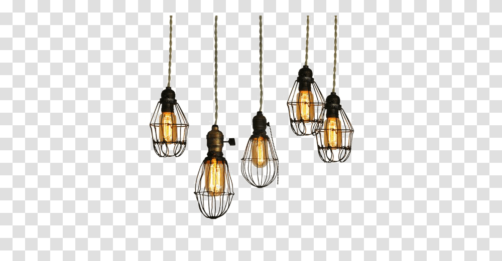 Hanging Light Bulbs Vintage Lamp, Light Fixture, Chandelier, Ceiling Light Transparent Png