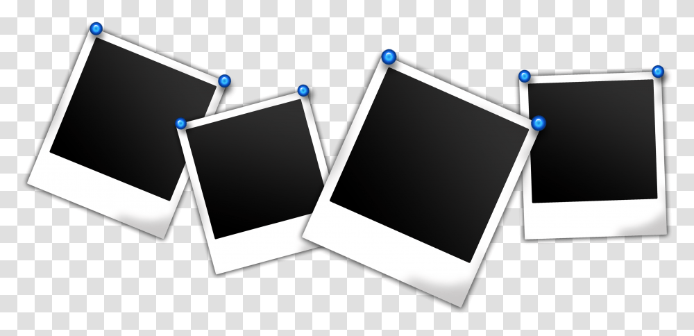 Hanging Polaroid Frame, Triangle, Monitor, Screen, Electronics Transparent Png