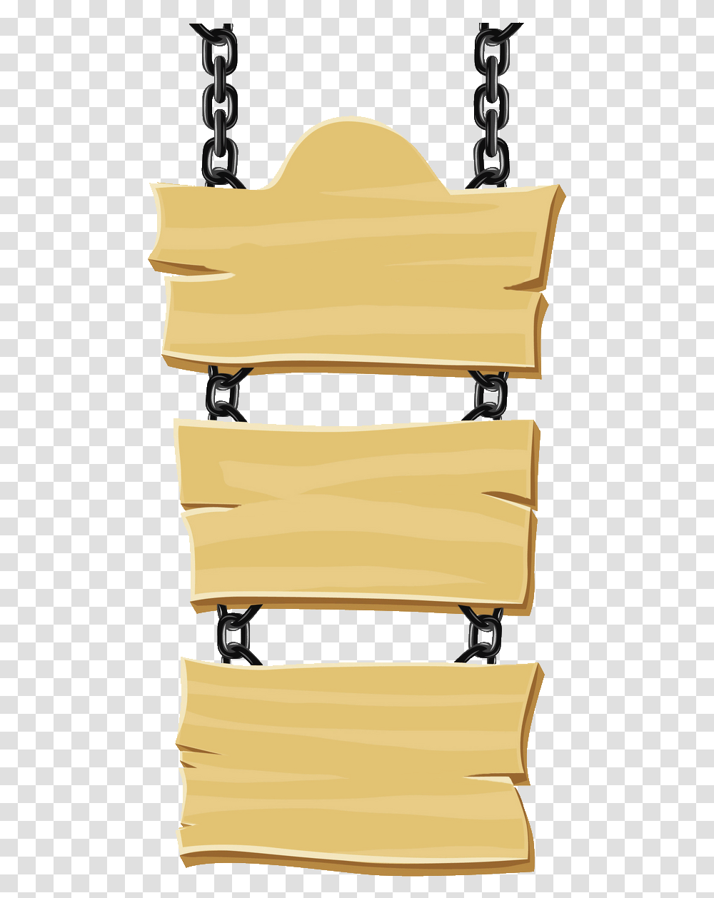Hanging Wood Sign Clipart Wooden Signs Borders, Luggage, Briefcase, Bag, Scroll Transparent Png