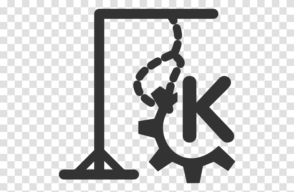 Hangman With Company Logo Clip Art, Silhouette, Stencil Transparent Png