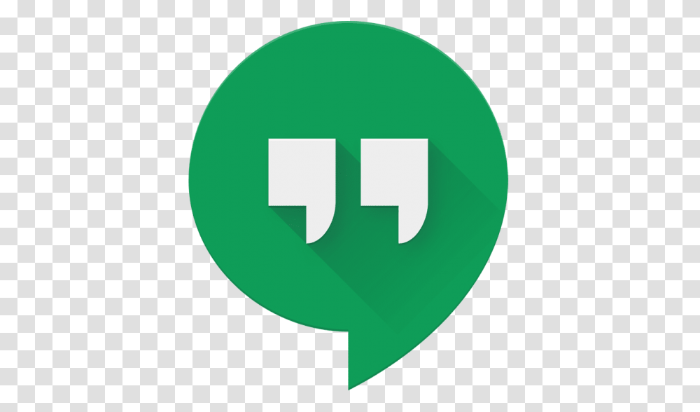 Hangouts Icon Hangouts Logo, Hand, Symbol, Text, Recycling Symbol Transparent Png