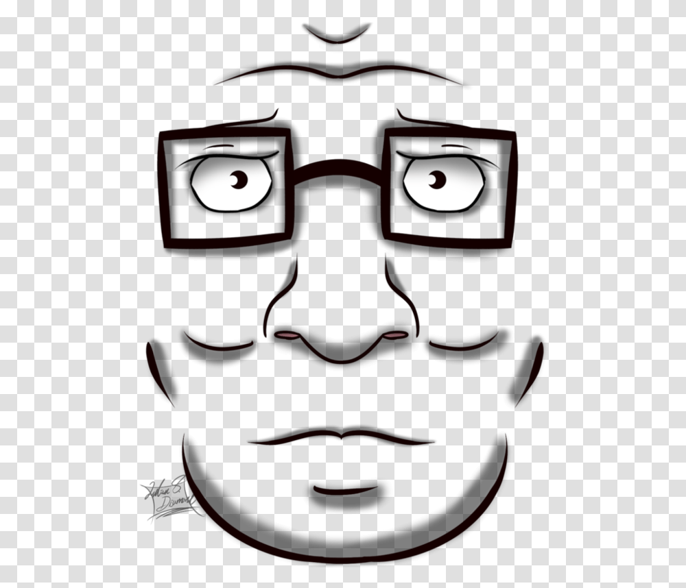 Hank Hill Drawing Cartoon Hank Hill Face, Head, Portrait, Photography, Alien Transparent Png