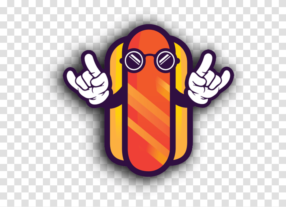 Hank The Rock And Roll Beef Canibal Hot Dog Rock And Roll Hot Dog, Food, Hand, Dynamite, Bomb Transparent Png