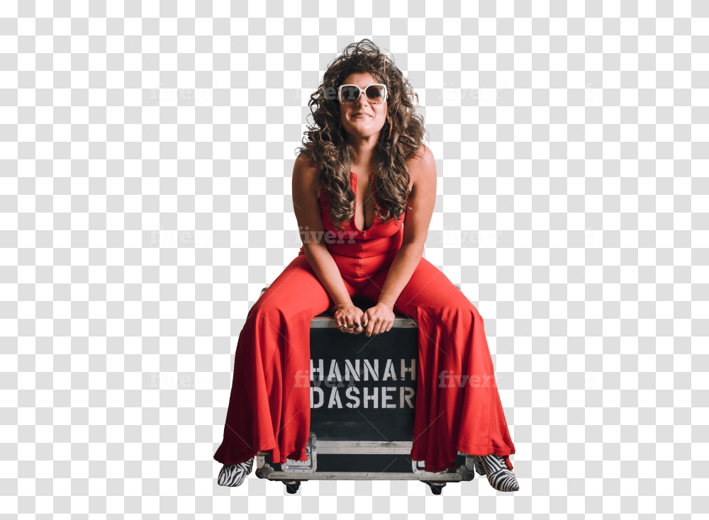 Hannah Dasher, Sunglasses, Person, Sitting, Furniture Transparent Png