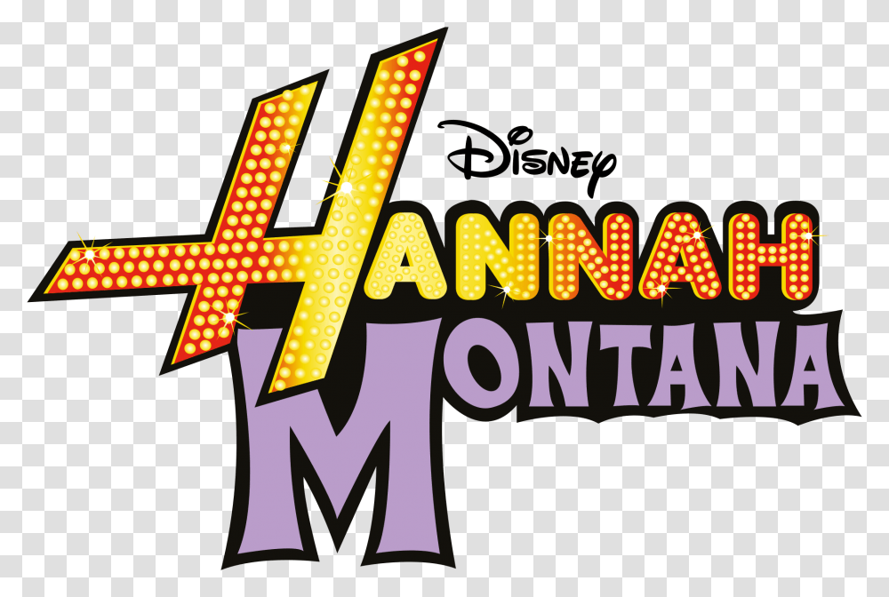 Hannah Montana And Icarly Hannah Montana Logo, Lighting, Text, Cross, Symbol Transparent Png