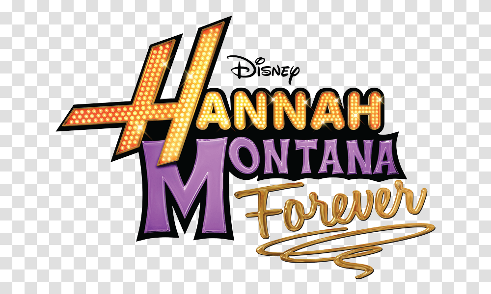 Hannah Montana The Movie Logo, Alphabet, Label, Lighting Transparent Png
