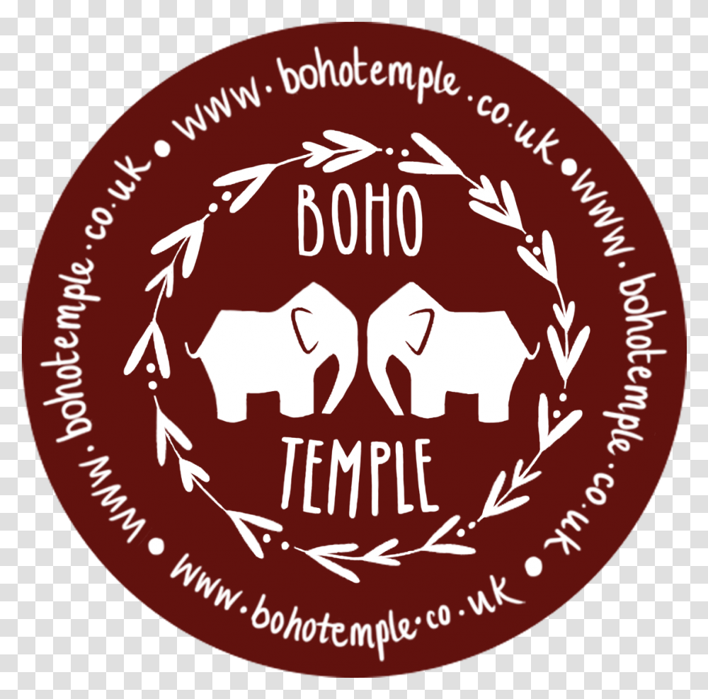 Hannah Oakley Illustrations Bohotemple Circle, Label, Text, Logo, Symbol Transparent Png