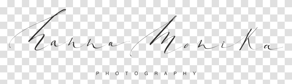 Hannamonika Wedding Photography Calligraphy, Handwriting, Signature, Autograph Transparent Png